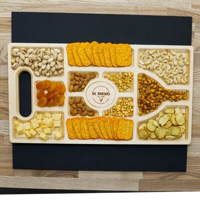 Wooden Snacks Tray Board