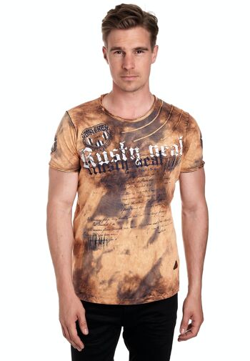 T-Shirt Couleur Tie Dye Look Batik Délavé Chemise Homme avec Imprimé Avant Gras S M L XL XXL 3XL Coupe Décontractée Streetwear 15156-1 7