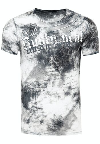 T-Shirt Couleur Tie Dye Look Batik Délavé Chemise Homme avec Imprimé Avant Gras S M L XL XXL 3XL Coupe Décontractée Streetwear 15156-1 13