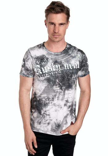 T-Shirt Couleur Tie Dye Look Batik Délavé Chemise Homme avec Imprimé Avant Gras S M L XL XXL 3XL Coupe Décontractée Streetwear 15156-1 15