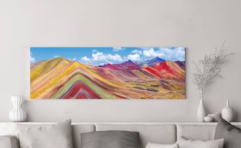 Peinture photographique, impression sur toile : Pangea Images, The Rainbow Mountain of Vinicunca, Pérou 3