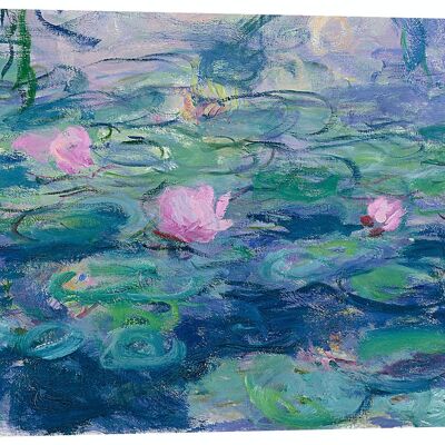 Arte en lienzo con calidad de museo: Claude Monet, nenúfares