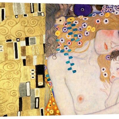 Toile de qualité musée Gustav Klimt, motifs Klimt (les trois âges de la femme)