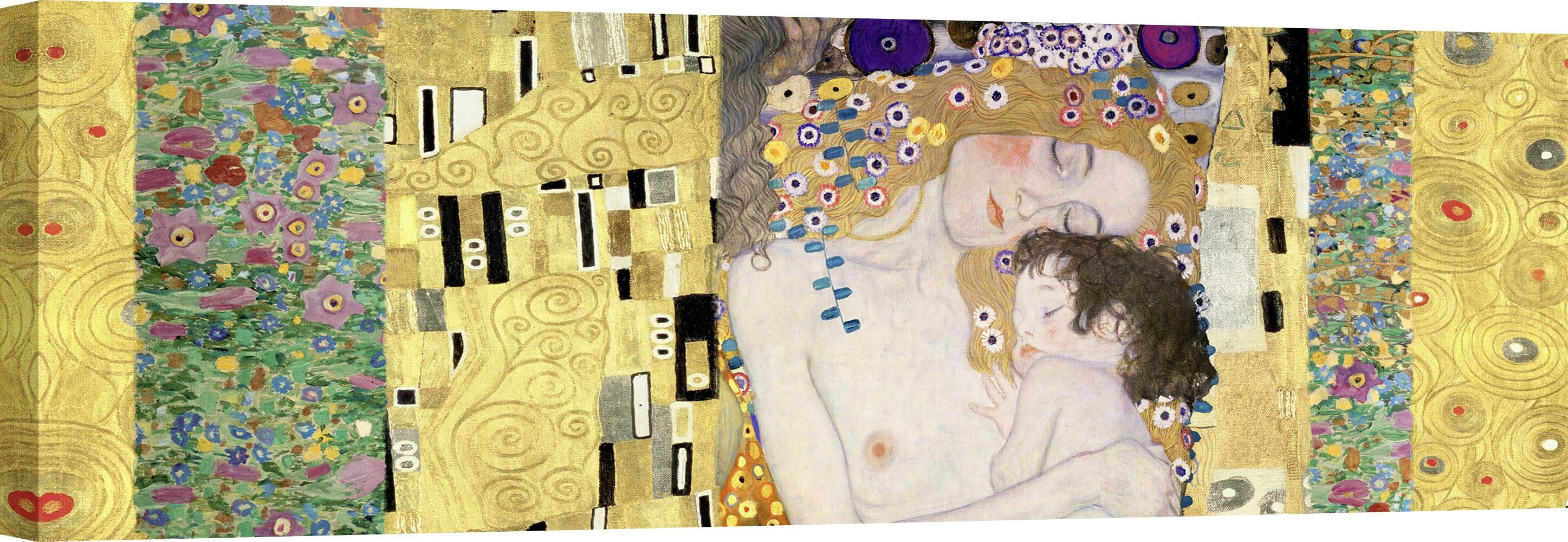 Quadro su tela di qualità museale Gustav Klimt, Klimt Patterns  (Le Tre Età della Donna)