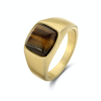 Frank 1967 acier avec bague oeil de tigre ips vintage gold 1