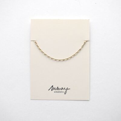 The Essentials - Bracelet - Thin oval chain