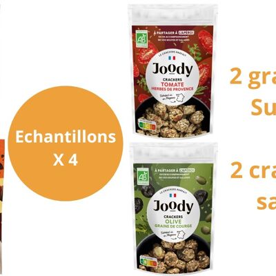 Pack échantillons granolas et crackers - Best sellers