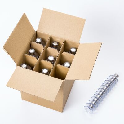 Seifenhalter mit Magnet, Magnetseifenhalter für White Label, Seifenplättchen neutral, 108 Stück in Sicherheitsbox