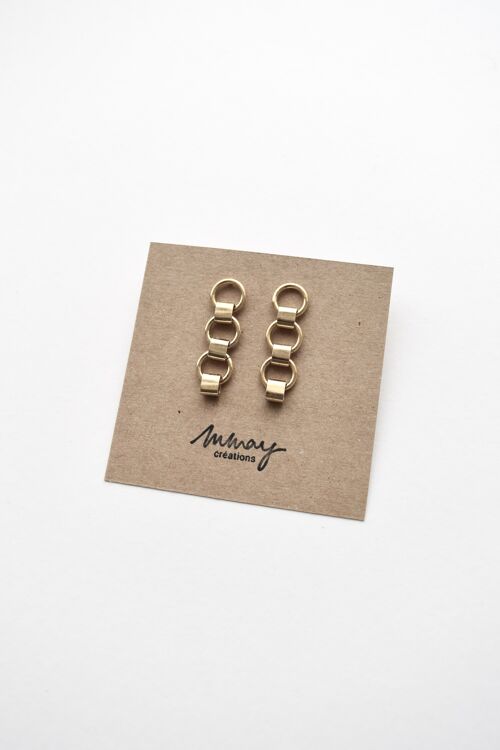 Les Essentiels - Boucles d'oreilles - 3 ronds 3 jonctions xl