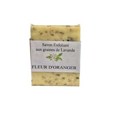 Savon artisanal Exfoliant 125 g Fleur d'Oranger