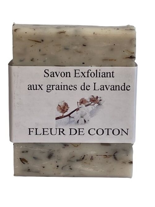 Savon artisanal Exfoliant 125 g Fleur de Coton