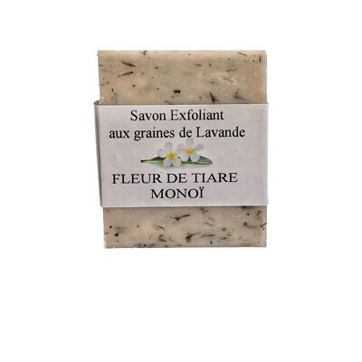 Jabón Exfoliante Artesanal Flor de Tiaré 125 g