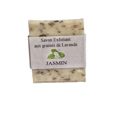 Jabón Exfoliante Artesanal 125 g Jazmín