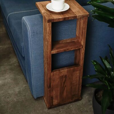 Wooden sofa side table