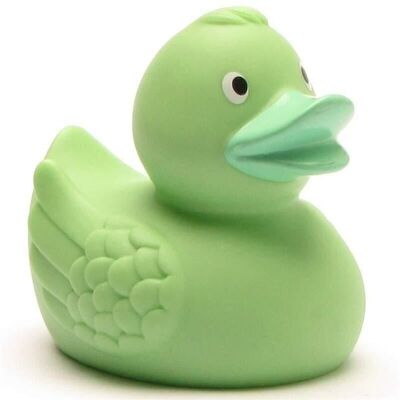 Canard en caoutchouc vert pastel - canard en caoutchouc