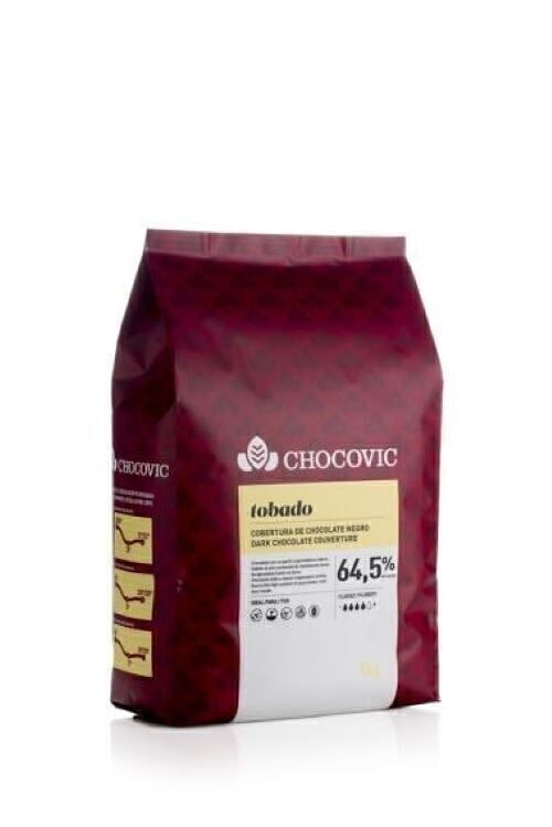 CHOCOVIC -  TOBADO (couv noir cacao 64,5% beurre 36,5%)