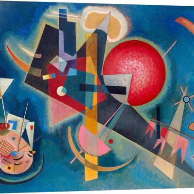 Quadro astratto, stampa su tela: Wassily Kandinsky, Im Blau