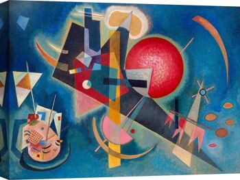 Peinture abstraite, impression sur toile : Wassily Kandinsky, Im Blau 1