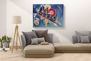 Peinture abstraite, impression sur toile : Wassily Kandinsky, Im Blau 3