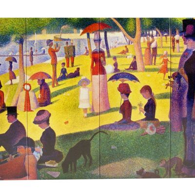 Long matches - 4 matchboxes - "Sunday afternoon on the island of Grande Jatte"