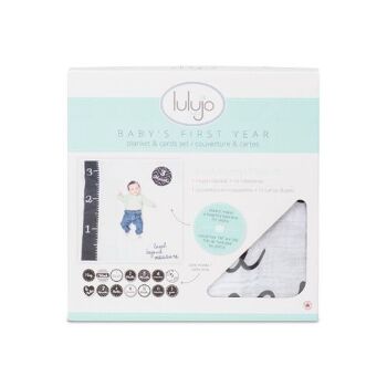 Swaddle et cartes en coton simple 2