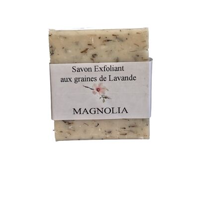 Jabón Exfoliante Artesanal 125 g Magnolia