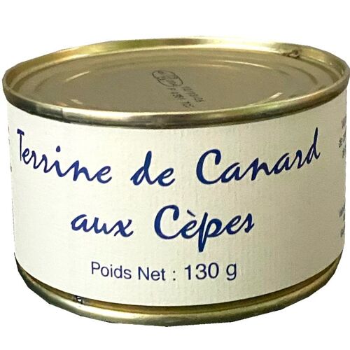 Terrine de canard aux cèpes