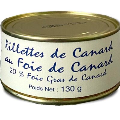 Rillettes d'anatra con foie gras