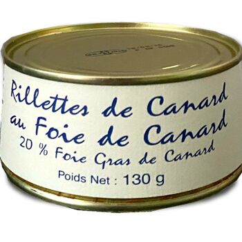 Rillettes de canard au foie gras 1