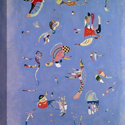 Peinture abstraite, impression sur toile : Wassily Kandinsky, Blue Sky
