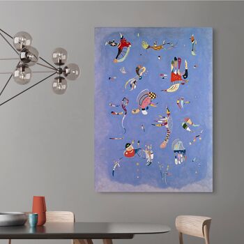 Peinture abstraite, impression sur toile : Wassily Kandinsky, Blue Sky 2