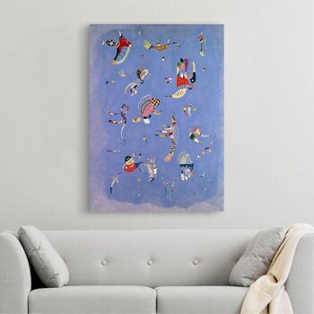 Peinture abstraite, impression sur toile : Wassily Kandinsky, Blue Sky 3