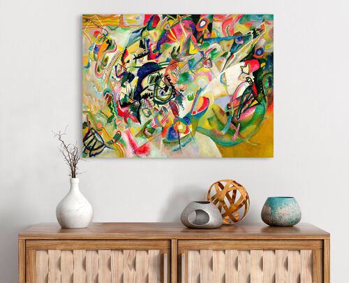 Quadro astratto, stampa su tela: Wassily Kandinsky, Composition No. 7