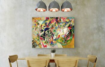 Peinture abstraite, impression sur toile : Wassily Kandinsky, Composition n° 7 3