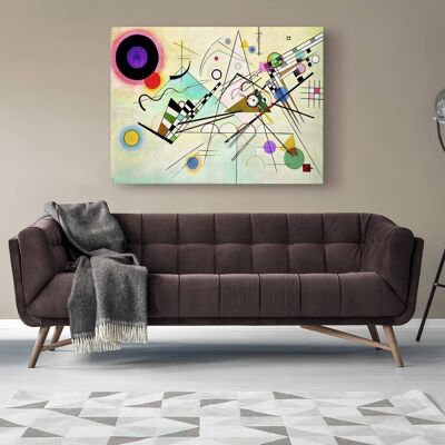 Abstract painting, canvas print: Wassily Kandinsky, Composition VIII