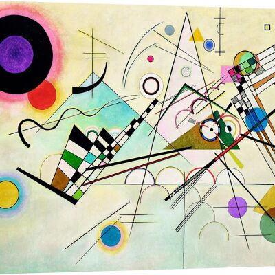 Peinture abstraite, impression sur toile : Wassily Kandinsky, Composition VIII