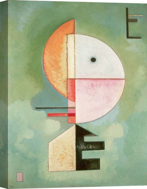 Quadro astratto, stampa su tela: Wassily Kandinsky, Upward