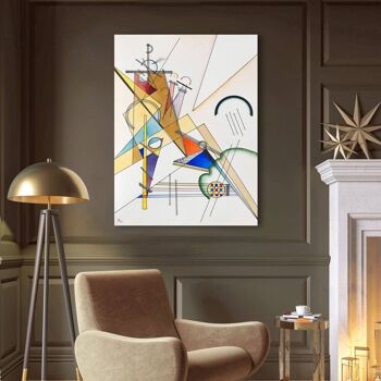 Peinture abstraite, impression sur toile : Wassily Kandinsky, Gewebe 3