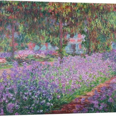 Leinwandbilder in Museumsqualität: Claude Monet, Der Garten des Künstlers in Giverny