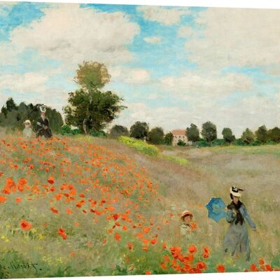 Quadro su tela di qualità museale: Claude Monet, Papaveri