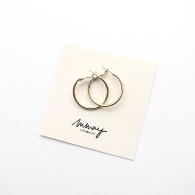 The Essentials - Earrings - M+ Hoops