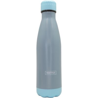 Thermos a doppia parete per caldo e freddo Grigio 500 ml