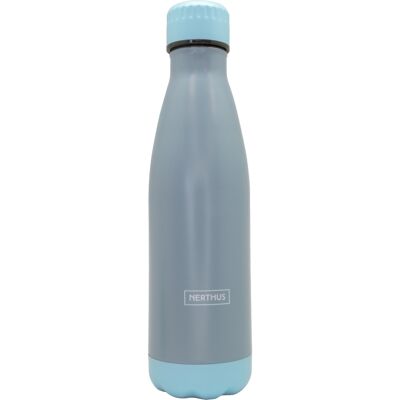 Double Wall Thermos Bottle for hot and cold Gray 500 ml