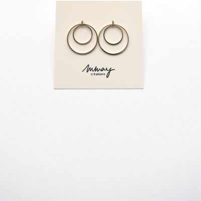 The Essentials - Earrings - Round S-L inside each other