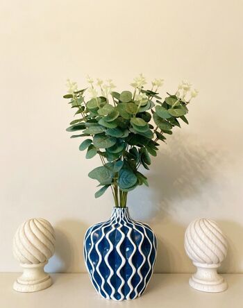 Petit vase Serenity bleu 2