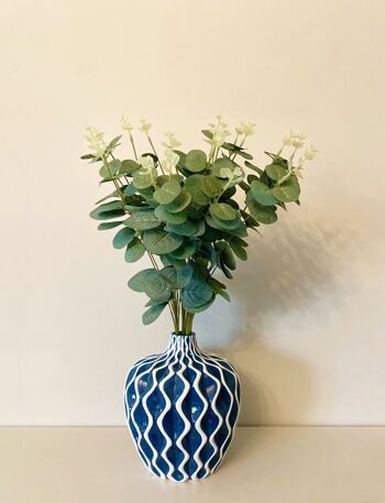 Petit vase Serenity bleu 3