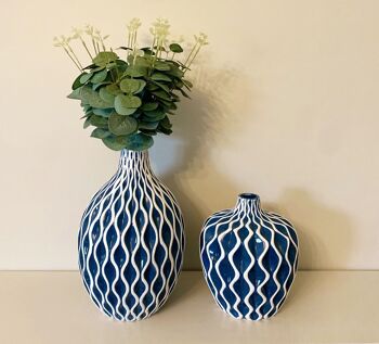 Petit vase Serenity bleu 4