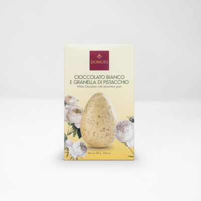 Oeuf en Chocolat Blanc et Grain de Pistache - 200g