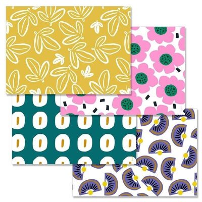 Paper placemats - FRESH - spring -