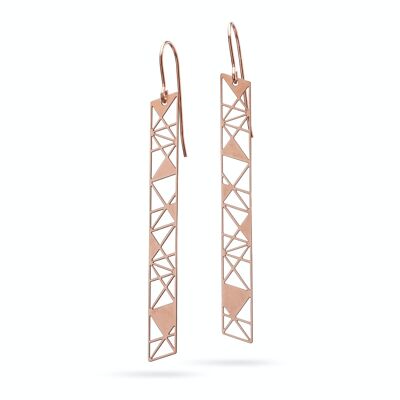 Pendientes "Elonga" | Bronce